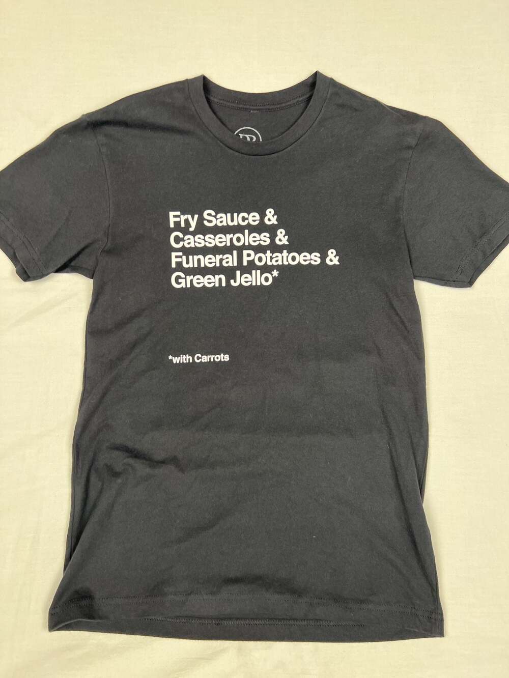 DB Fry Sauce & Casseroles & Funeral Potatoes & Green Jello Black T-Shirt Small